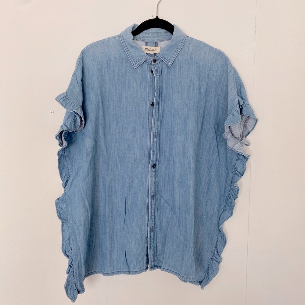 Madewell denim blouse